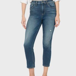 KUT FROM THE KLOTH   Naomi High Rise Ankle Straight Leg Denim In Endurable Wash